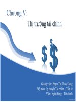chuong 5  Thị trường tài chính