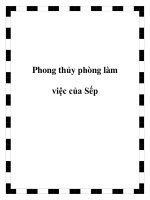 Phong thủy phòng làm việc của Sếp docx