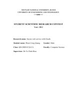 Secure web service with Oauth