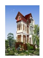 Xây nhà trên đất ngang 7m x 18m, hướng Bắc ppt