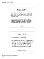 Địa chỉ IP, subneting, supernet, CIDR, và cách thực hiện subneting DT6