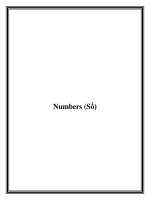 Numbers (Số) docx