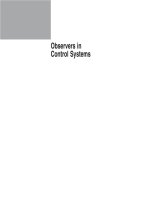 ellis, g. (2002). observers in control systems - a practical guide