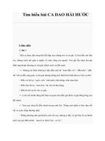 Tìm hiểu bài CA DAO HÀI HƯỚC pptx