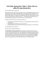 Giới thiệu Spring Roo, Phần 3: Phát triển các phần bổ sung Spring Roo pptx