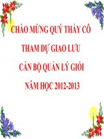 Kinh nghiệm giao lưu cán bộ quản lý giỏi