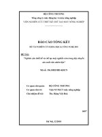 Nghiên cứu thiết kế và chế tạo máy nghiền rơm trong dây chuyền sản xuất viên nhiên liệu