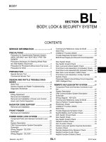 BL hệ THỐNG KHÓA cửa, CHỐNG TRỘM NISSAN VERSA HATCH BACK 2012