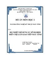 đồ án môn học kỹ thuật công nghệ máy tính