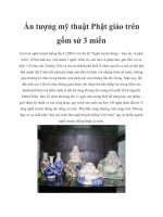 Ấn tượng mỹ thuật Phật giáo trên gốm sứ 3 miền pdf
