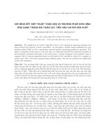 Mô hình kết hợp thuật toán gen và phương pháp đơn hình ứng dụng trong bài toán cực tiểu hóa chi phí sản xuất. potx