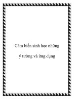 Cảm biến sinh học những ý tưởng và ứng dụng pdf