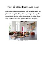 Thiết kế phòng khách sang trọng pptx