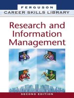 RESEARCH AND INFORMATION MANAGEMENT