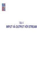 Bài 4 - Input và Output với stream pot
