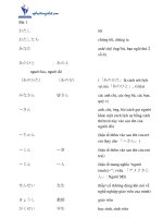 HỌC TIẾNG NHẬT  Minnano nihongo kotoba