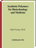 synthetic polymers for biotechnology and medicine - ruth freitag
