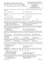 Đề thi thử xác suất thống kê 3