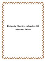 Hướng dẫn Ghost Win và lựa chọn thời điểm Ghost tốt nhất pdf