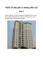 Thiết kế nhà phố và những điều cần lưu ý potx