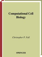 computational cell biology - christopher fall, eric marland, john wagner, john tyson