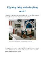 Kệ phòng thông minh cho phòng của trẻ pot