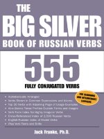 the big silver book of russian verbs -555 fully conjugated verbs