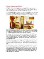 Phong thủy phòng thờ cúng pptx