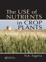 fageria - the use of nutrients in crop plants (crc, 2009)