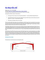 Kết cấu khung nhà công nghiệp pot