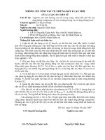 Nghiên cứu ảnh hưởng của tải trọng xung, nhiệt đến độ bền của ống phóng composite cốt sợi sử dụng trong các tổ hợp phóng loạt