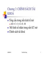 bài giảng chính sách tài khóa - trần bích dung