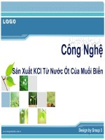 Sản xuất KCl từ Nước Ót