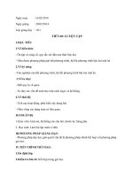 giáo án bài tập phương trình và bất phương trinh lớp 10 NC