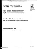 iec 60534-1 industrial process control valves - terminology & general considerations