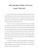 Đấu tranh giữa cái thiện và cái ác qua truyện 