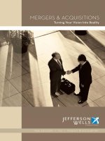 Xây dựng chiến lược trong M&A (Mergersand and Acquisition)