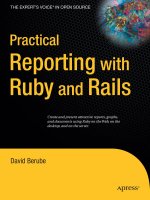 practical reporting with ruby and rails, apress (2008)