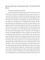 Thực trạng tăng trưởng kinh tế và chất lượng tăng trưởng ở việt nam thời kỳ 1986 đến nay