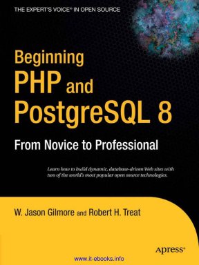 beginning php and postgresql 8