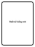 Thiết kế Giếng trời ppt