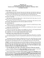 phương án bồi dưỡng học sinh giỏi cấp huyện, tỉnh