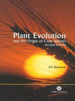 hancock - plant evolution and the origin of crop species 2e (cabi, 2004)