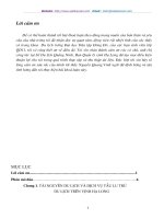 một số giải pháp nhằm phát triển và nâng cao chất lượng  nhân lực trên các tầu lưu trú du lịch trên vịnh hạ long