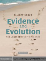 evidence and evolution- the logic behind the science
