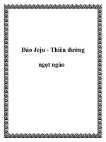 Đảo Jeju - Thiên đường ngọt ngào doc