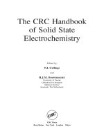 the crc handbook of solid state electrochemistry 1997 - gellings