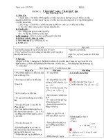 Giáo án lớp 9  môn toán đại số