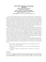 chun yu. relativity and cosmology