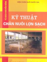 KỸ THUẬT CHĂN NUÔI LỢN SẠCH